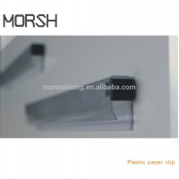 whiteboard plastic paper clip with magnet strip backside