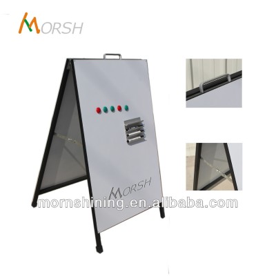 free standing iron base double sided poster board