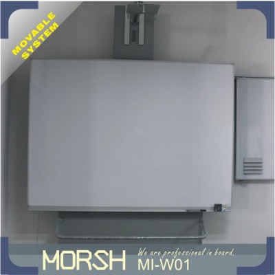 Interactive Whiteboard Easel Movable System Mounted On The Wall