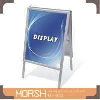 A board aluminium poster stand